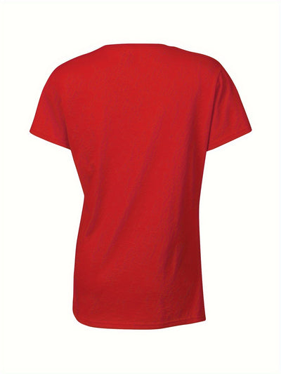 Jamaican flag with text Cotton women's T-shirt with comfortable fit