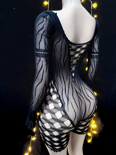 Do BD806 Plus Size Long Sleeve Jumpsuit