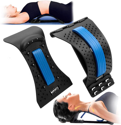 Back Stretcher - Lumbar Decompression Device and Lower Back Pain Relief - 3 Adjustable Arch Levels - Release and Take Control of Your Spinal Health