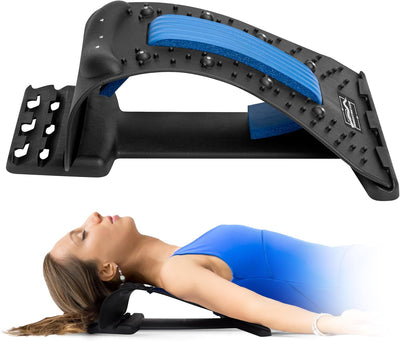 Back Stretcher - Lumbar Decompression Device and Lower Back Pain Relief - 3 Adjustable Arch Levels - Release and Take Control of Your Spinal Health