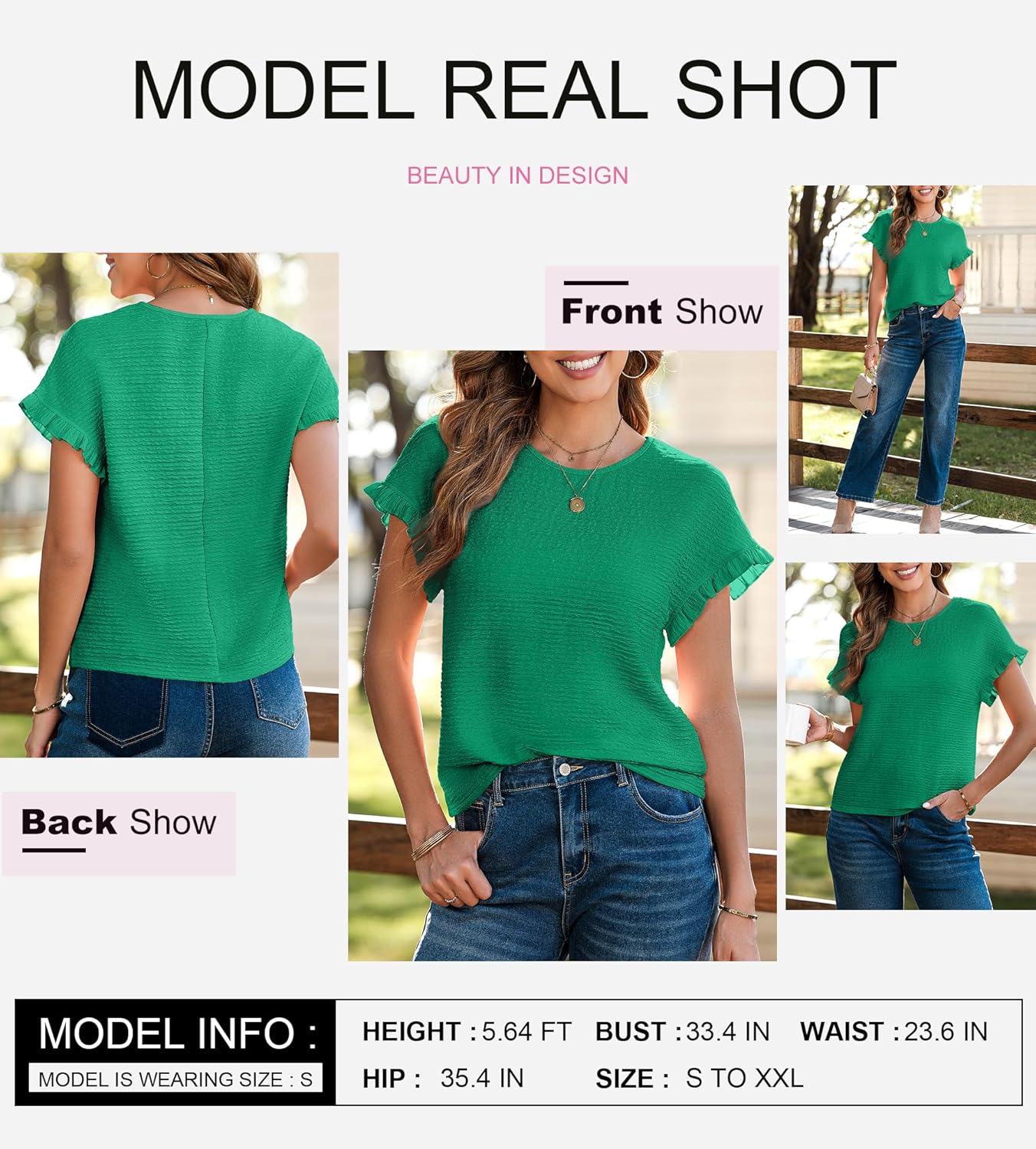 Womens Summer Tops Crewneck Short Sleeve T Shirts Casual Textured Work Shirt Loose Blouses