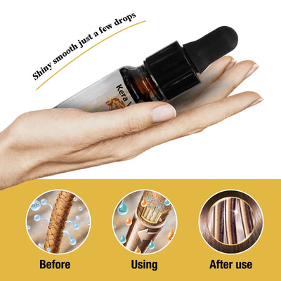 Moroccan Argan Oil for Hair Care 2pcs*10ml Hair Oil Treatment for all Hair Types Hair & Scalp Treatment