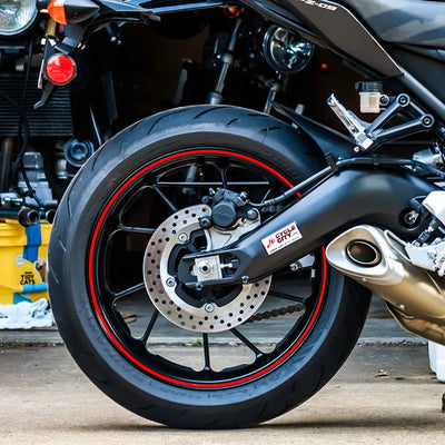 Motorcycle Strips Wheel Stickers Decals Reflective Rim Waterproof Protection Strips Motorcycle Decoration Accessories