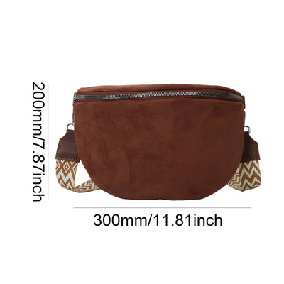 Pu Banana Bags for Women Chest Bag Sling Crossbody Shoulder Bag Designer Waist Fanny Pack Chest Bum Belt Bag Half Moon Hobo Bag