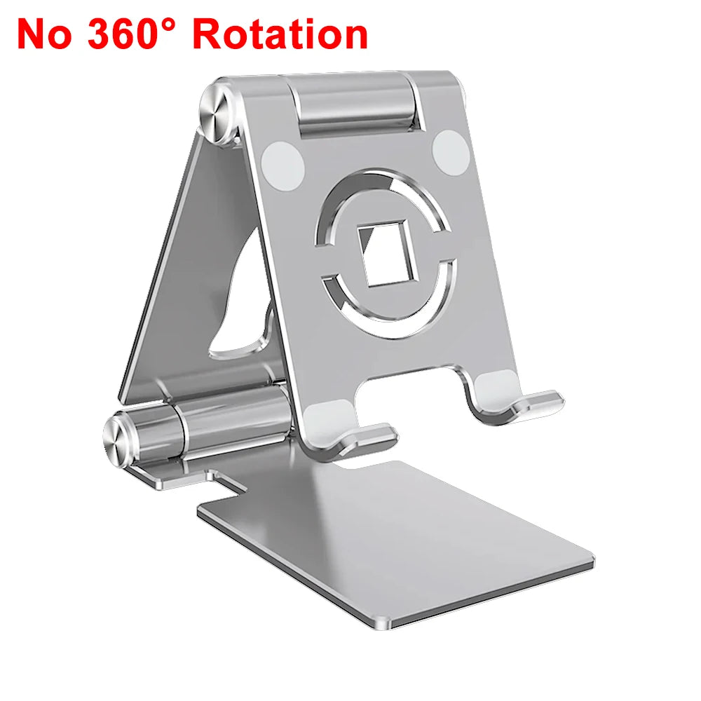360 ° Rotating Tablet Stand Suitable For Ipad, Adjustable Folding Tablet Stand, Aluminum Phone Desktop Stand For Online Classes