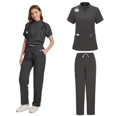 Tops Straight Pants Pet Clinic Nursing Scrubs Uniforms Sets