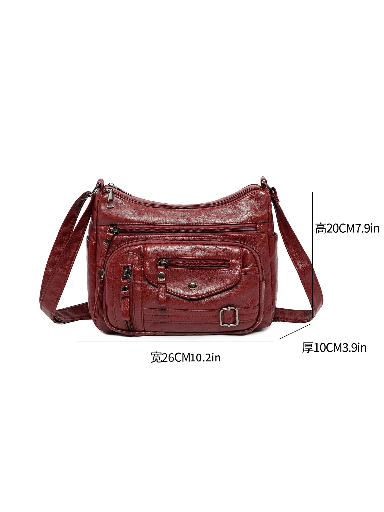 2024 New women messenger bags Vintage Bags Designer Female Soft PU Leather Shoulder Bags Crossbody Bag