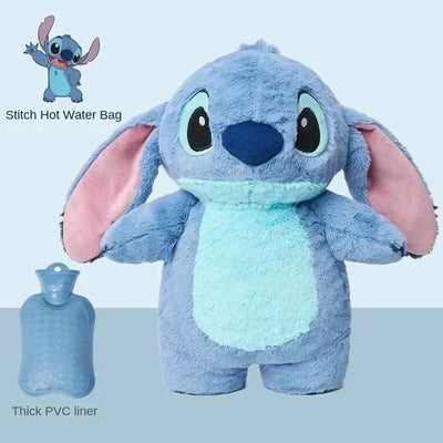 Disney Stitch Anime Winter Extra Large Plush Hot Water Bottle Women's Home Water Filling Hand Warmer Holiday Gift For Girlfriend