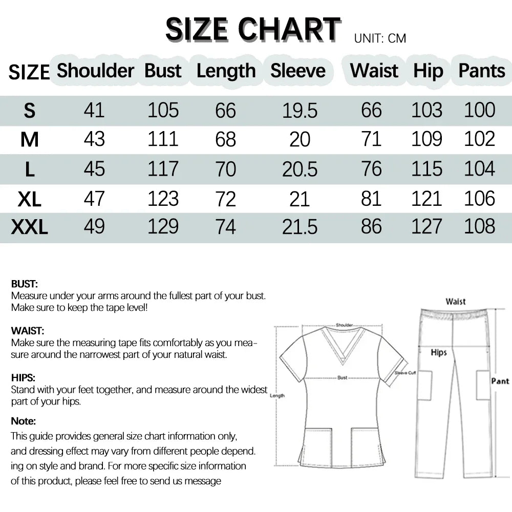 Professional Hospital Work Uniforms Unisex quick-drying Minimalist pocket scrubs sets