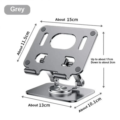 360 ° Rotating Tablet Stand Suitable For Ipad, Adjustable Folding Tablet Stand, Aluminum Phone Desktop Stand For Online Classes