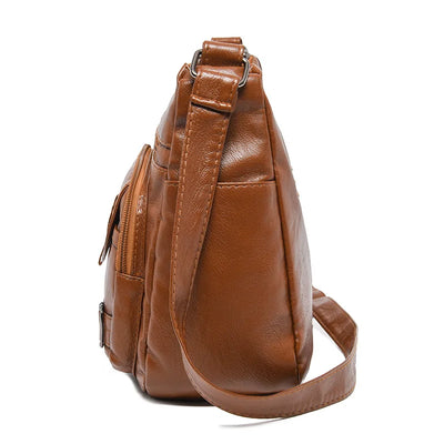 2024 New women messenger bags Vintage Bags Designer Female Soft PU Leather Shoulder Bags Crossbody Bag