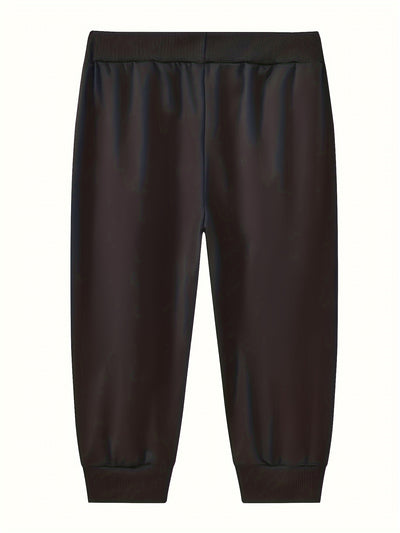 Men's Casual Basics Shorts, Chic All Match Capri Pants For Summer Fitness Running