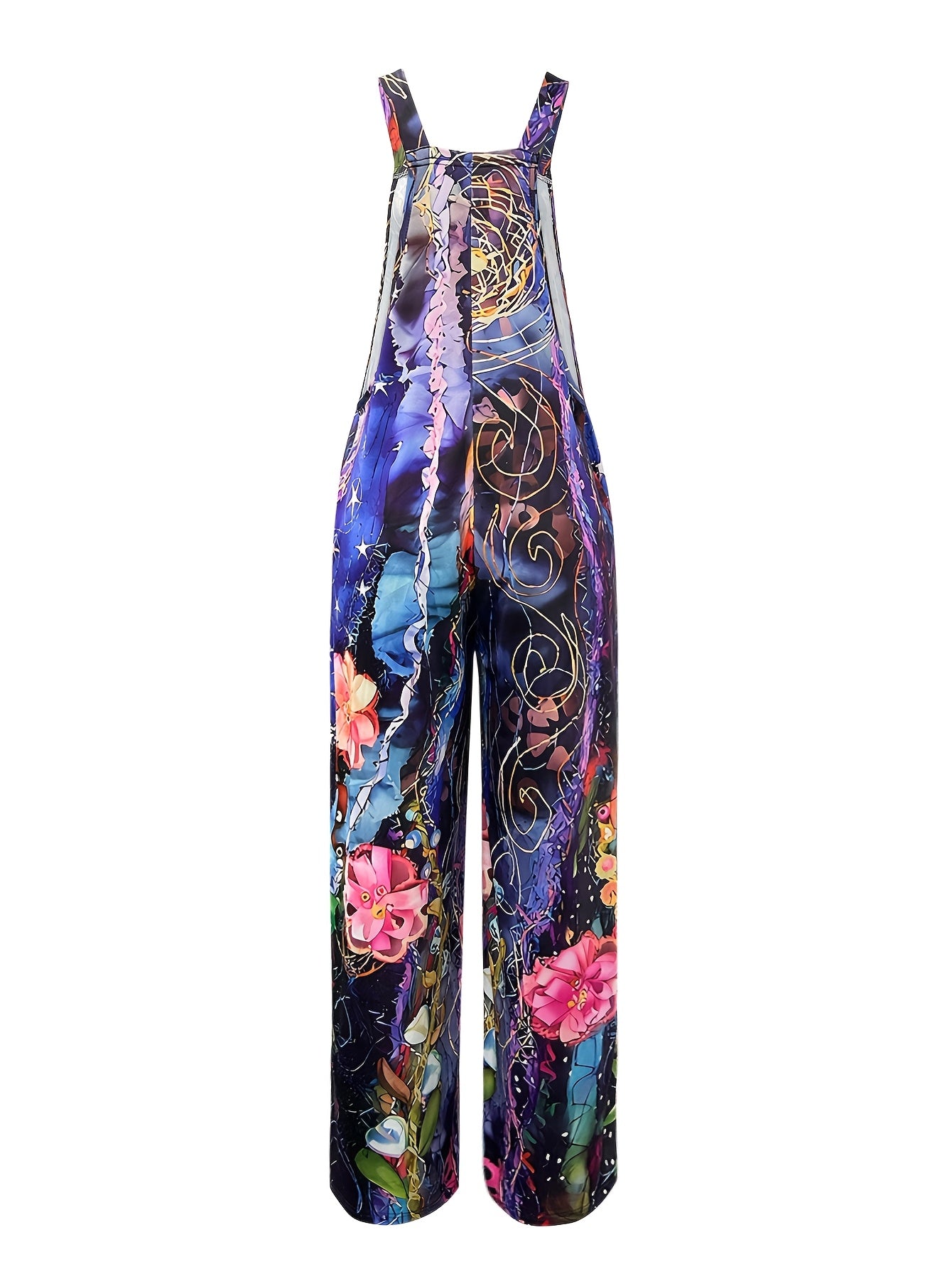 Spring And Summer New Fashion Versatile Ethnic Style Colorful Printed Dress Pants