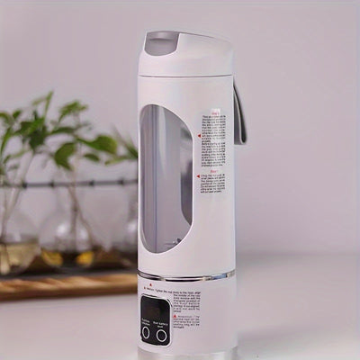 Mini Juice Blender, Portable Electric Usb Rechargeable Travel Blender, Three Modes, Digital Display, 12 Blades, Easy To Clean