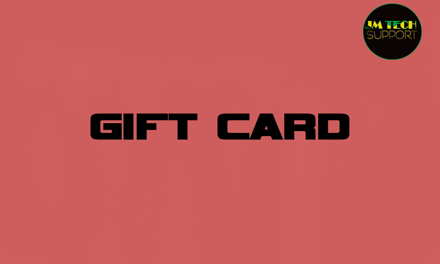 JM TECH SUPPORT GIFT CARDS